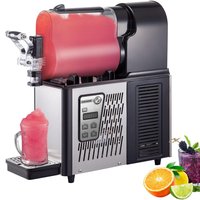 VEVOR 101 oz. Commercial Slushy Machine Stainless Steel Snow Cone Machine Single Bowl Frozen Drink Slush Machine, Black