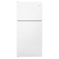 Amana 30 in. 18.15 cu. ft. Freestanding Top Freezer Refrigerator in White with Glass Shelves