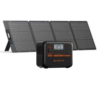 BLUETTI 1000W Continuous/2000W Peak Output Power Station AC70P Push Button Start LiFePO4 Battery Generator + 200W Solar Panel