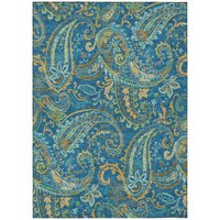 Addison Rugs Chantille ACN533 Navy 10 ft. x 14 ft. Machine Washable Indoor/Outdoor Geometric Area Rug