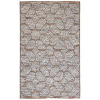 SAFAVIEH Natural Fiber Beige/Ivory 8 ft. x 10 ft. Woven Floral Area Rug