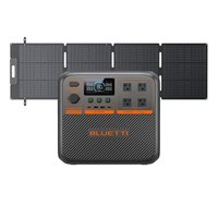BLUETTI 2700W Continuous/3900W Peak Output Power Station Premium 200 V2 LiFePO4 Battery Solar Generator with 350W Solar Panel