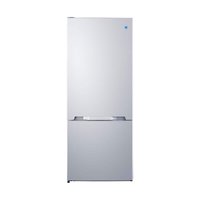 Summit Appliance 27 in. 15.1 cu. ft. Bottom Freezer Refrigerator in White, Energy star