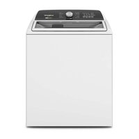 Whirlpool 4.7 - 4.8 cu. ft. Top Load Washer in White with 2-in-1 Removable Agitator and Deep Water Wash option