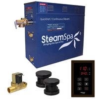 SteamSpa Oasis Series 10.5kW Steam Bath Generator with Continuous Steam Plus Quick Start Tech and Auto Drain in Oil Rubbed Bronze