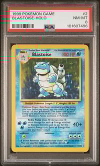 The Pokemon Company International 1999 Pokemon Game 2 Blastoise-Holo PSA 8