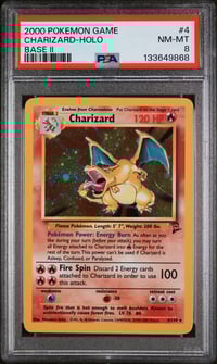 The Pokemon Company International 2000 Pokemon Game Base Ii 4 Charizard-Holo PSA 8