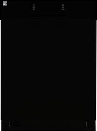 Kenmore 24-in Front Control Built-in Dishwasher ( Black ) With Third Rack, 45-Decibel Stainless Steel | 2214609