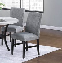 LOVMOR Fog Corduroy Set of 2pc Dining Chairs Modern Upholstered Seat Back Kitchen Dining Room Furniture | SF-Y-B011P334822