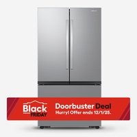 Samsung Standard-Depth Mega Capacity 32-cu ft 3 -Door 36-in Wide Smart Compatible French Door Refrigerator with Dual Ice Maker with Water Dispenser