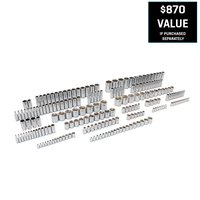 Kobalt 1/4-in to 1/2-in Drive Standard (SAE) and Metric Shallow/Deep Socket Set 211 -Pieces | 81796