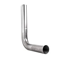 MBRP Smokers Stack Kit 5-in Includes Flex Pipe/Elbow with 18-in Extension Pipe/Hardware Aluminized Fits Full Size Pick-up Beds UT8001