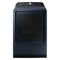 Samsung Pet Care Dry and Steam Sanitize+ 7.4-cu ft Vented Electric Dryer with Steam Cycle ( Brushed Navy ) | DVE54CG7150D