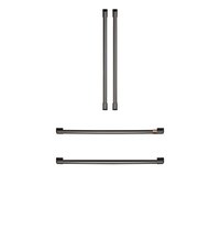 Cafe 4-door French Door Refrigerator 4 Piece Handle Kit- Brushed Black | CXQB4H4PNBT