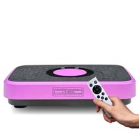 MOUNTO Vibration Plate Exercise Machine Whole Body Fitness Platform with 120 Speed Levels Remote Control Smart Display and Quiet Motor Lymphatic
