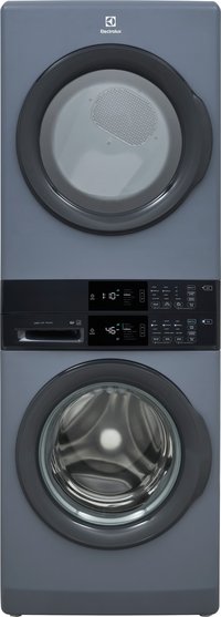 Electrolux Electrolux Electric Stacked Laundry Center with 4.4-cu ft Front load Washer and 8-cu ft Dryer Denim Blue | ELTE7300AD