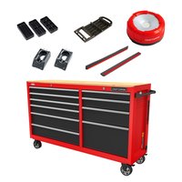 CRAFTSMAN 2000 Series 60-in W x 37.5-in H Rolling Red Wood Work Bench one_size | CMST98275A