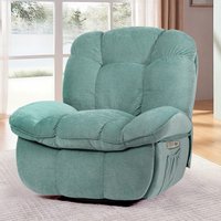 DYHOME Green Massage Swivel Recliner Chair Oversized Rocker Recliner with Heated Vibration Massage and Lumbar Heat Ergonomic Rocker Chair for Adults