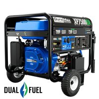 DuroMax 274cc Electric Start Home Power Back Up 7500 / 6500 -Watt Gasoline/Liquid propane Dual fuel Portable Generator | XP7500DX