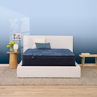 Serta Perfect Sleeper Oasis Sleep 13.25-in Plush California King Cooling Innerspring Mattress in Blue | 500108662-1070