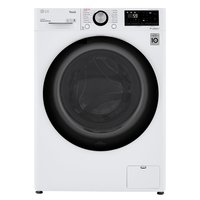 LG 2.4-cu ft Ventless All-In-One Washer Dryer Combo ( White ) Stainless Steel | WM3555HWA