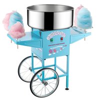 Great Northern Popcorn Blie Floor Cotton candy machine cart ( 1000 -Watt ) Stainless Steel in Blue | 788731NXA