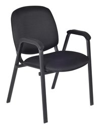 Regency Ace Stacking 21-in W Modern Midnight Black Accent Armchair | 2125BK18PK
