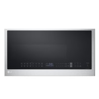 LG 1.7-cu ft Air Fry Over-the-Range Convection Microwave with Sensor Cooking ( PrintProof Stainless Steel ) | MHEC1737F