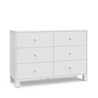 Storkcraft California White Pine 6 -Drawer 47.72-in Standard dresser | 03766-201