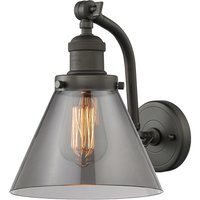 Innovations Lighting 515-1W-OB-G43-LED Franklin Restoration Large Cone Wall Sconce Oil Rubbed Bronze | 1364454