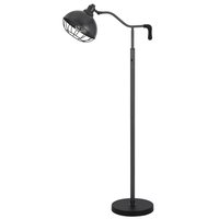 Benzara Floor Lamps 56-in Black Standard Floor Lamp with | BM323962