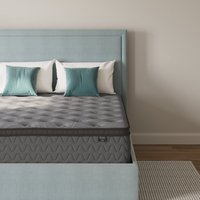 Signature Design by Ashley Augusta2 12 Inch King Euro Pillow Top Mattress Firm Support Gel Memory Foam in Gray | M52541