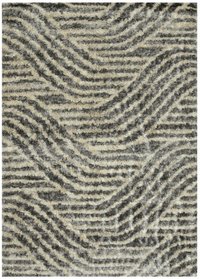 Everyday Woven 9 x 12 (ft) Loomed Charcoal Rectangular Indoor Geometric Mid-Century Modern Pet Friendly Area rug in Gray | EVE6715810X13