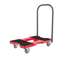 Snap-Loc 1500-lb Capacity 4 -Wheel Red Polypropylene Heavy duty hand truck | SL1500P4R