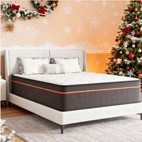 Avenco 14-in Medium Queen Foam Mattress in a Box in Gray | LW-A-M01816-14-Q