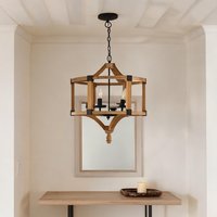 Naturefalls Wood Lighting and Lamps for Dining Room 20.1 in with Adjustable Design Brown one_size | SDC9IPG75BR7