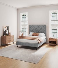 Manhattan Comfort Golden Brown 4 -Drawer Standard dresser | 2-DB01-GB