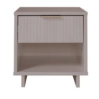 Blisstyle Nightstand in Light Gray Modern Farmhouse Bedroom Nightstands End Tables Living Room one_size | NS788