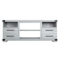 Manhattan Comfort Grey 60-in W TV stand ( Accommodates TVs up to 55-in ) in Gray | TVFP1-GY
