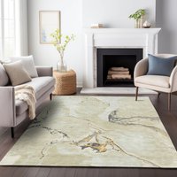 Addison Rugs Chantille ACN1005IV 10 x 14 (ft) Loomed Ivory Rectangular Indoor/Outdoor Machine washable Pet Friendly Area rug Polyester in White