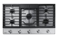 Samsung 36-in 5 burners Stainless steel Gas Cooktop | NA36R5310FS