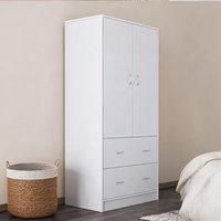 SUNCREAT 70.9 tall and soft white Dressers and Chests and with Bedroom wardrobe 19 x 30.9 x 70.9 in | UJSTUWVWODJC