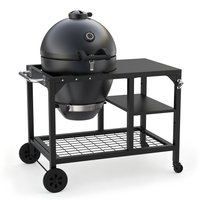 Brand-Man Grills Rodeo Elite 22-in W Black Kamado Charcoal Grill | BMRDOELT