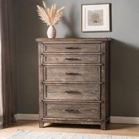 SUNCREAT Bedroom Dressers and Chests and combining 40 x 18 x 52 in Solid Oak and Solid Wood Detail in Brown | D0J0QZCSJQT0