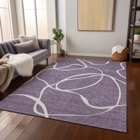 Addison Rugs Chantille ACN999PP 9 x 12 (ft) Loomed Polyester Purple Rectangular Indoor/Outdoor Machine Washable Pet Friendly Area rug | ACN999PP9X12
