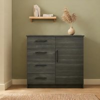 SUNCREAT Gray Wood Dressers and Chests and 47.2 x 23 x 47.2 in featuring Storage with Extra-Deep Drawers | QMOU2B9QBNPH