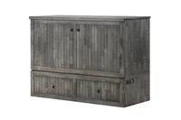 Mega Solutions Tuscany Murphy Cabinet Chest Bed with Charging Station 6 Inch Queen Galaxy Grey | 798339868520