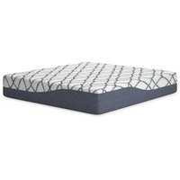 Signature Design by Ashley 14 Inch Chime Elite 2.0 King Mattress – Ultra Plush Comfort with Cooling Technology in Blue | M42741