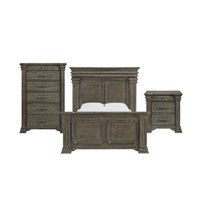 Picket House Furnishings Paterson Grey Queen Bedroom Set in Gray | B.10315.QB.3PC
