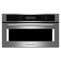 KitchenAid 1.4-cu ft 900 -Watt 29.75-in Built-In Microwave ( Stainless Steel ) | KMBP100ESS
